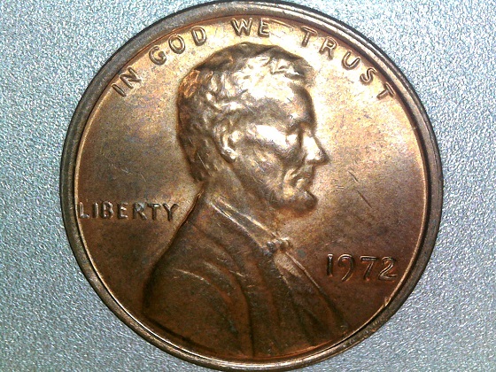 1972-P-LMC-With-Master-Die-Doubling-And-Interesting--Rim-Cud-Or-Mark-?